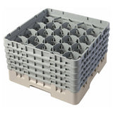 Cambro 20S958184 Camrack® Glass Rack With (5) Soft Gray Extenders Full Size