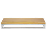 Hubert 48494 - Cerve Collection Riser, 20-1/2"L X 6-2/5"W X 3-1/5"H, Short