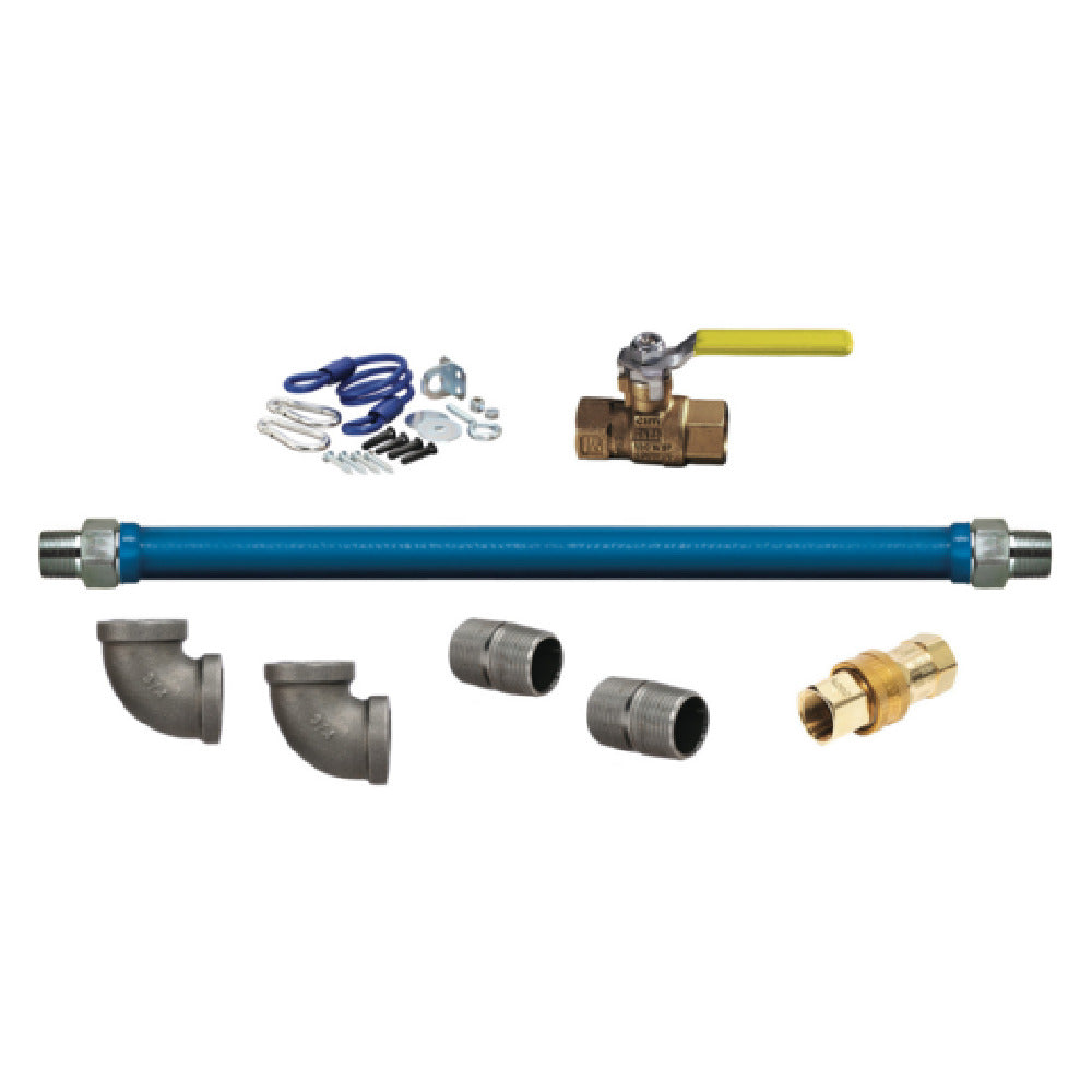 Dormont CAN1675KITB48 - Dormont Blue Hose™ Moveable Gas Connector Kit, 3/4" Inside Dia.