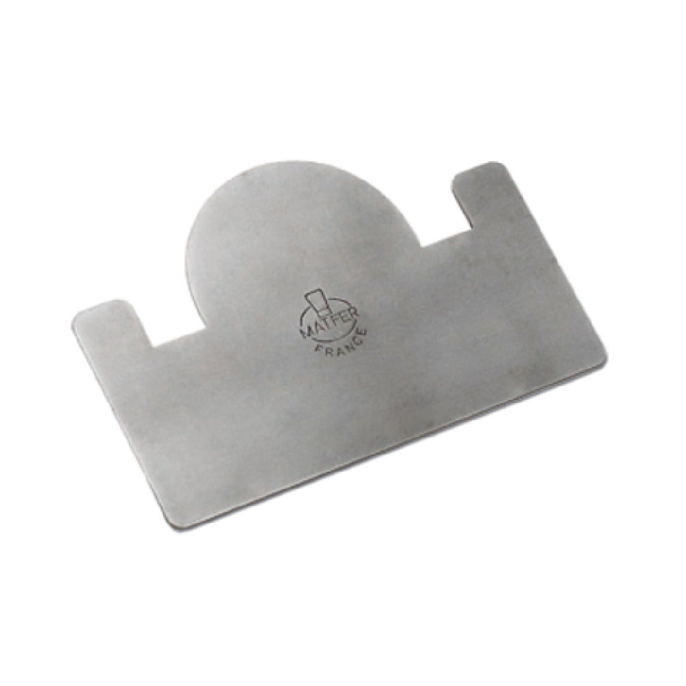 Matfer 341629 Buche Cake Comb For 3-1/8" Buche Mold Stainless Steel