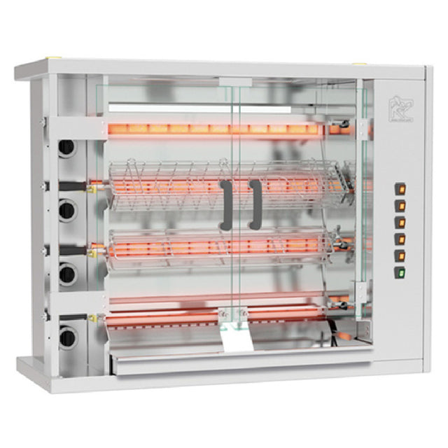 Rotisol FF1175-4G-SS_NAT FauxFlame™ Rotisserie Oven Gas Countertop Model