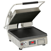 Star PST14ITGT Pro-Max 2.0® Sandwich Grill 14.5"W X 14.2"D Grooved Top With Smooth Bottom Cast Iron Cooking Surface