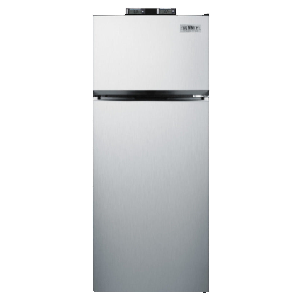 Summit BKRF1159SS Break Room Refrigerator-Freezer 23.63"W X 26"D X 59.38"H 10.3 Cu. Ft. Capacity