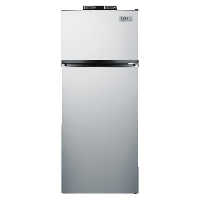 Summit BKRF1159SS Break Room Refrigerator-Freezer 23.63"W X 26"D X 59.38"H 10.3 Cu. Ft. Capacity