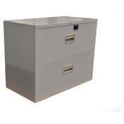 Omcan 21652 (21652) Lateral Filing Cabinet 36" Two Drawers