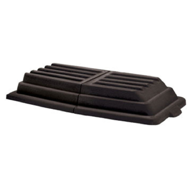 Rubbermaid FG102800BLA Tilt Truck Lid Domed Hinged