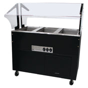 Advance Tabco BSW3-120-B-SB Portable Hot Food Buffet Table Electric Stainless Steel Top