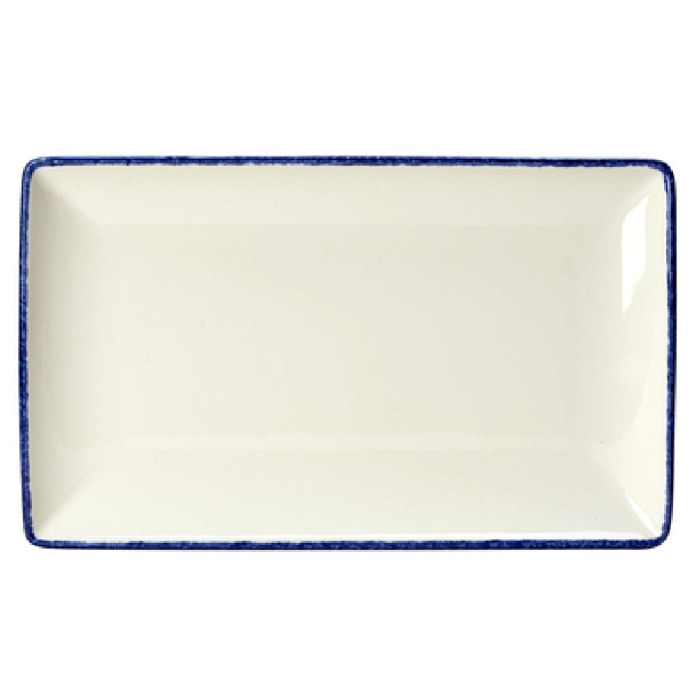 Steelite 17100618 Taste Rectangle Platter 8.0" X 4.0" X 0.75" Dapple