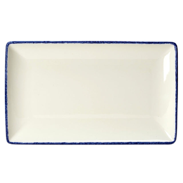 Steelite 17100618 Taste Rectangle Platter 8.0" X 4.0" X 0.75" Dapple