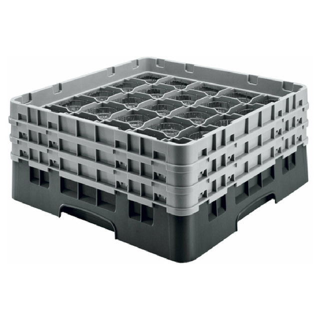 Cambro 36S534110 Camrack® Glass Rack With (2) Soft Gray Extenders Full Size