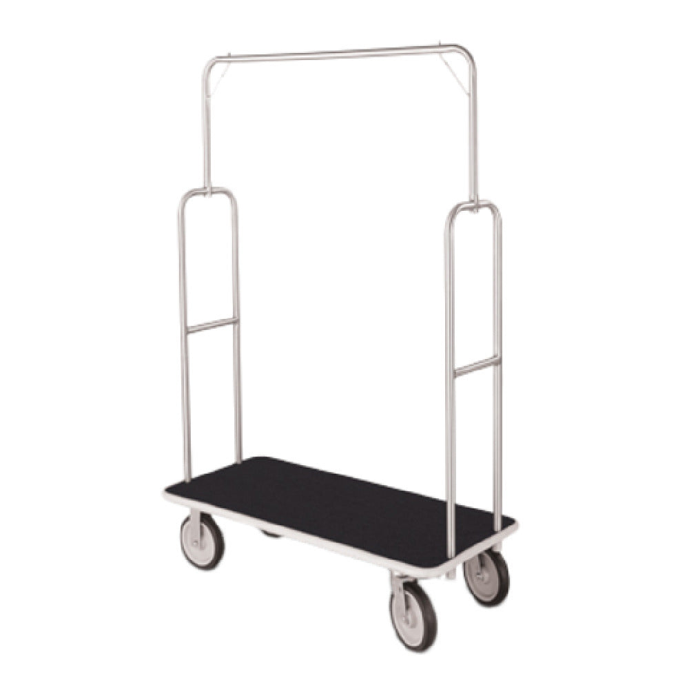 Forbes Industries 2495-BK-GY Economy Luggage Cart Standard 1" Dia. Tubular Superstructure