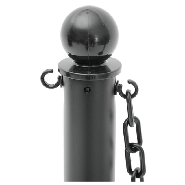 Hubert 27956 - Crowd Control Stanchion Kit, Includes: (2) 14" Dia. X 40"H Posts, (1) 8' Chain