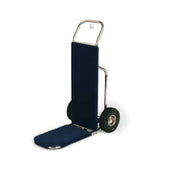 Forbes Industries 1555-CK-SS Bellman's Handtruck 23-1/2"L Fold-up Dropnose 1" Brushed Stainless Steel Tube