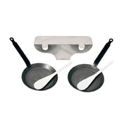 Louis Tellier REB02 Accessory Kit For BREZIERE Includes: (2) Blini Pans (2) Spatulas