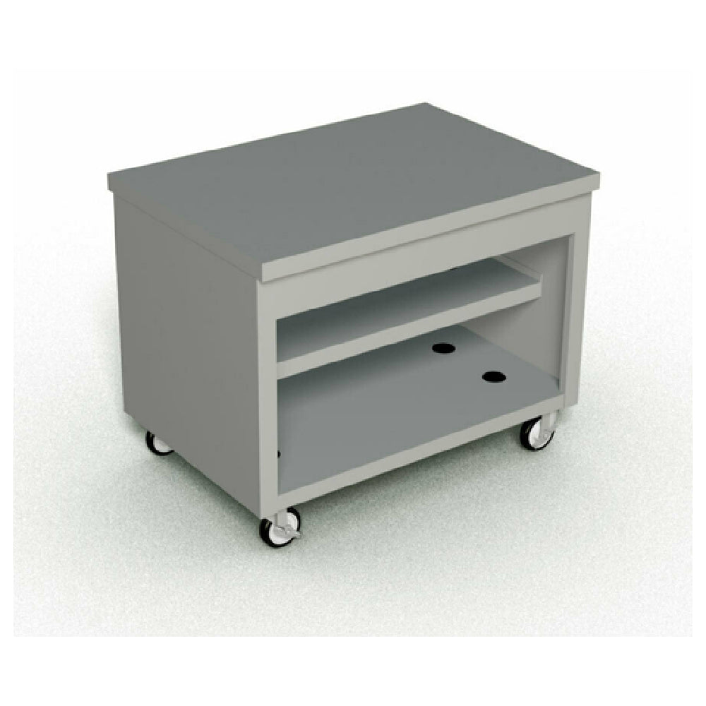 Duke TST-46SS-VALUE (REPLACES 309-25SS) Thurmaduke™ Solid Top Unit Mobile Utility Counter