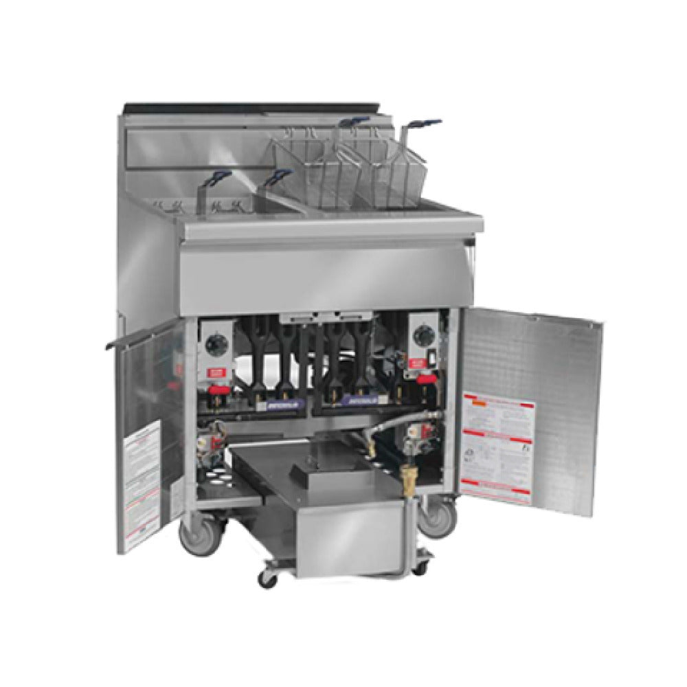 Imperial IFSSP250C_LP Fryer Gas Floor Model. (2) Battery
