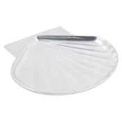 Bon Chef 5044 Shell Dish 8" Aluminum With Pewter-Glo Finish