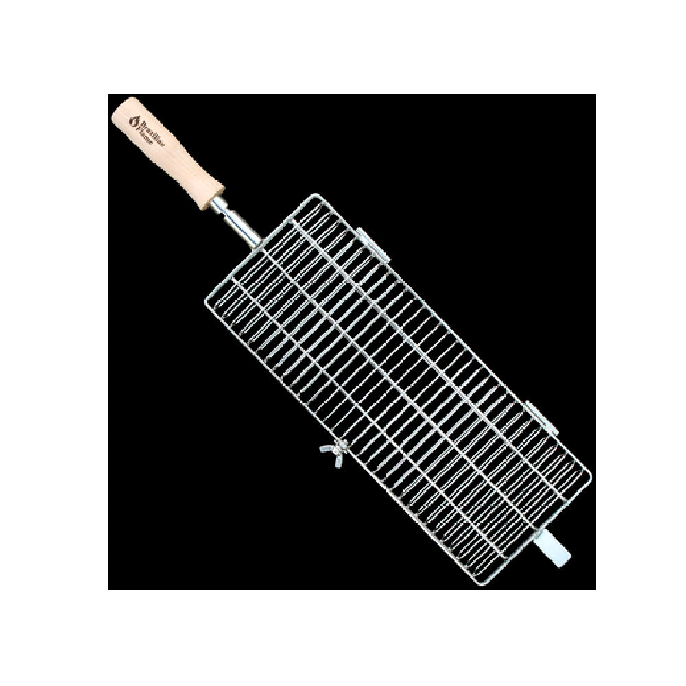 Skyfood Equipment AC-0014 Brazilian Flame Grill Basket Vegetable 13-7/10"L X 5-1/2"W X 1-4/5"H(19-1/2" Basket)