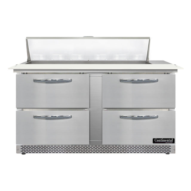 Continental Refrigerator D60N12C-FB-D Designer Line Sandwich Unit Front Breather