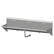 SPG MSHS-6 - Universal Stainless Multi-Station Hand Sink, Wall Mount, 72" X 20" Front-to-back
