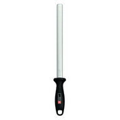 Zwilling 32525-301 Diamond Sharpening Steel 12" Black Plastic Handle