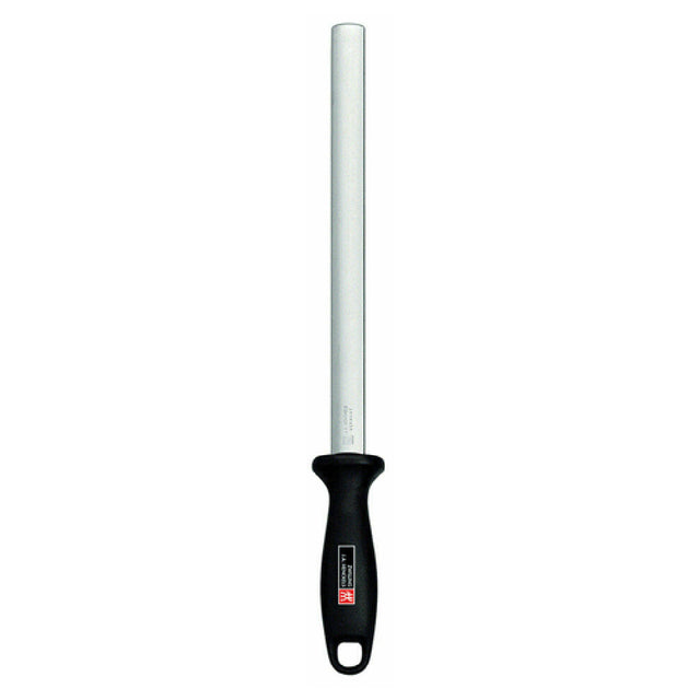 Zwilling 32525-301 Diamond Sharpening Steel 12" Black Plastic Handle