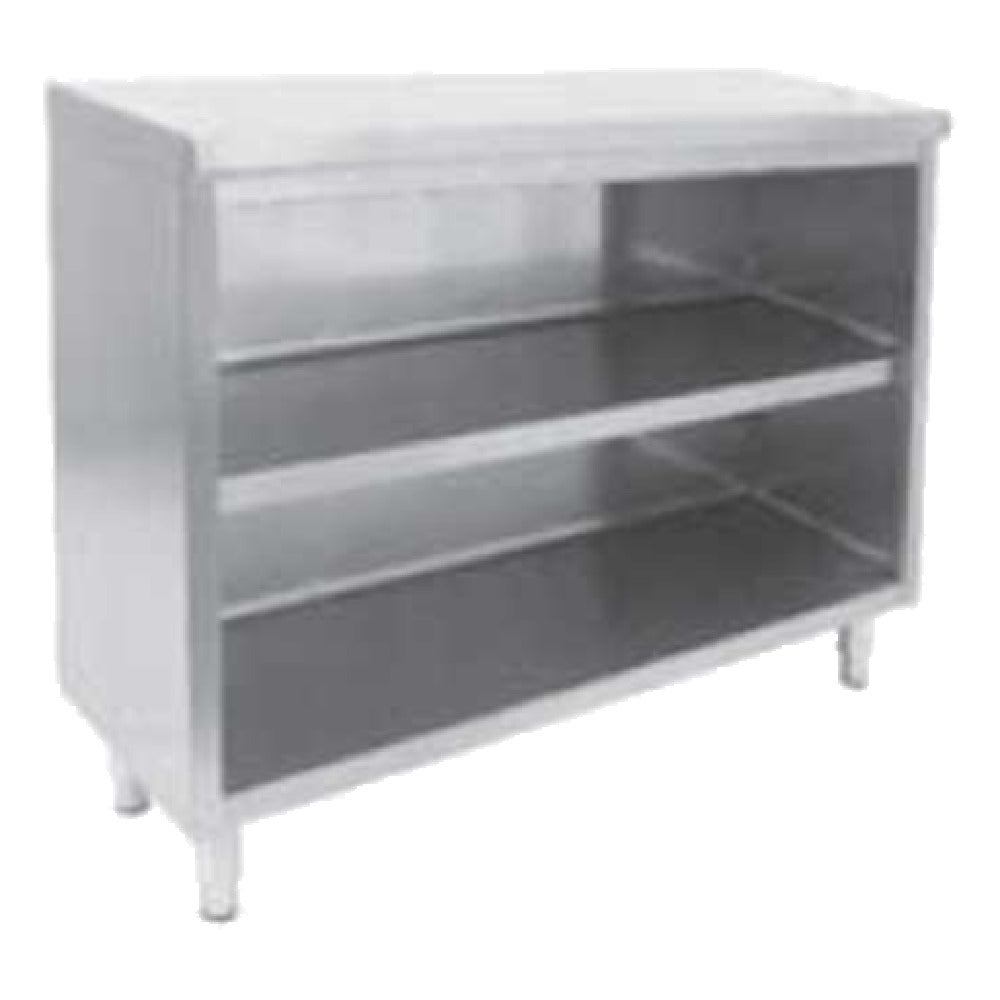 GSW USA CDN-1572 Dish Cabinet 15"W X 72"L X 35"H 18 Gauge Polished Stainless Steel Top