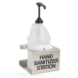 Hubert 74478 - Sanitizer Holder, Countertop, 6-1/10"L X 6-1/4"W X 5-1/10"H