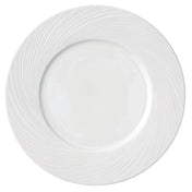 Arc Cardinal FK763 Arcoroc Candour Cirrus Rim Plate (D:12.0'') High Alumina Porcelain