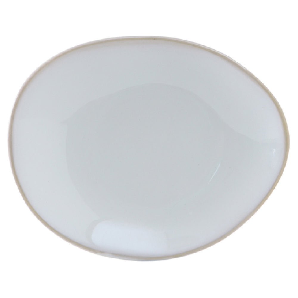 Tuxton GAA-650 Ellipse Plate 8-3/8" X 6-7/8" Oblong