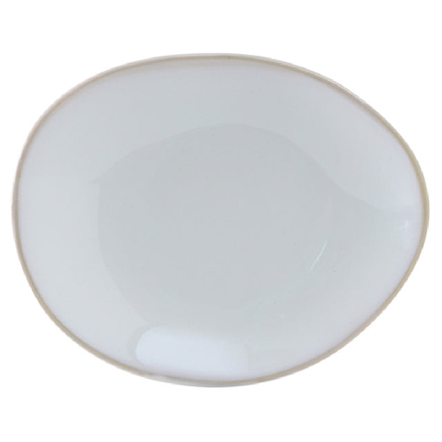 Tuxton GAA-650 Ellipse Plate 8-3/8" X 6-7/8" Oblong