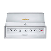 Crown Verity IBI42-LT Infinite Series 42" Built-In Outdoor Charbroiler Grill (6) 14750 BTUH Stainless Steel Burners