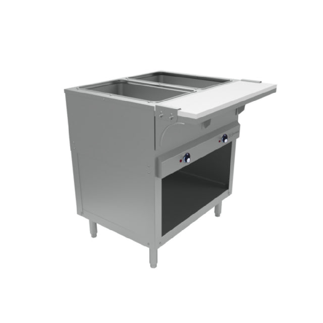 BK Resources STESW-2-120-EN Sealed Well Steam Table Electric Open Base With Undershelf