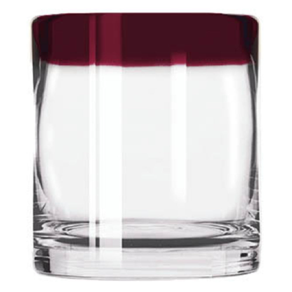 Libbey 92302R Rocks Glass 12 Oz. With Red Rim