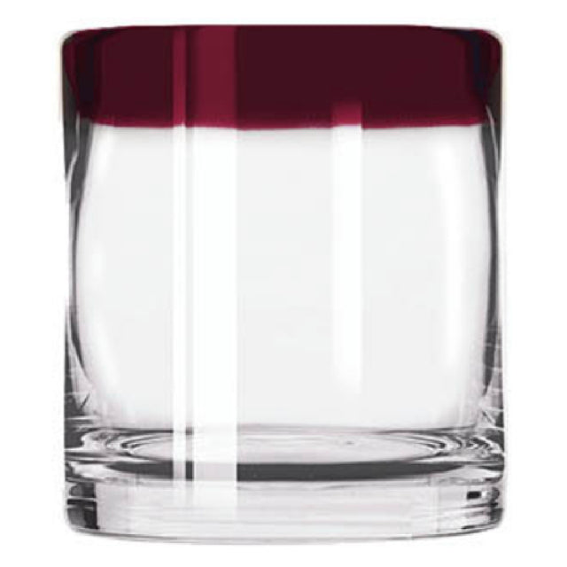 Libbey 92302R Rocks Glass 12 Oz. With Red Rim