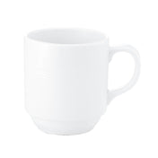 Bon Chef 1400002P Stacked Lines Mug 8 Oz. 4-3/10" X 3-1/10" X 3-2/5"