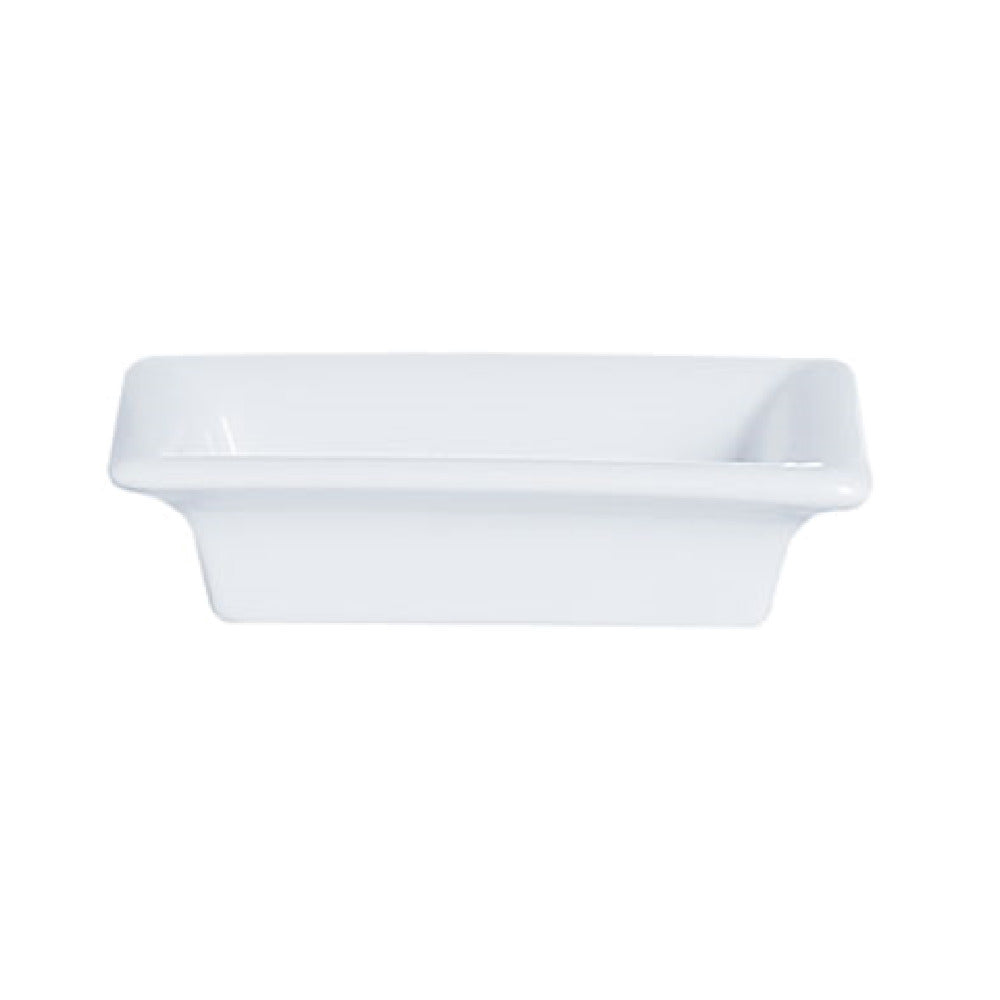 Arc Cardinal FF202 Arcoroc Square Up Flared Bowl 1.5 Oz (L:3.0'' X W:2.5'') High Alumina Porcelain