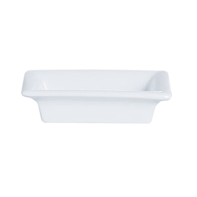 Arc Cardinal FF202 Arcoroc Square Up Flared Bowl 1.5 Oz (L:3.0'' X W:2.5'') High Alumina Porcelain