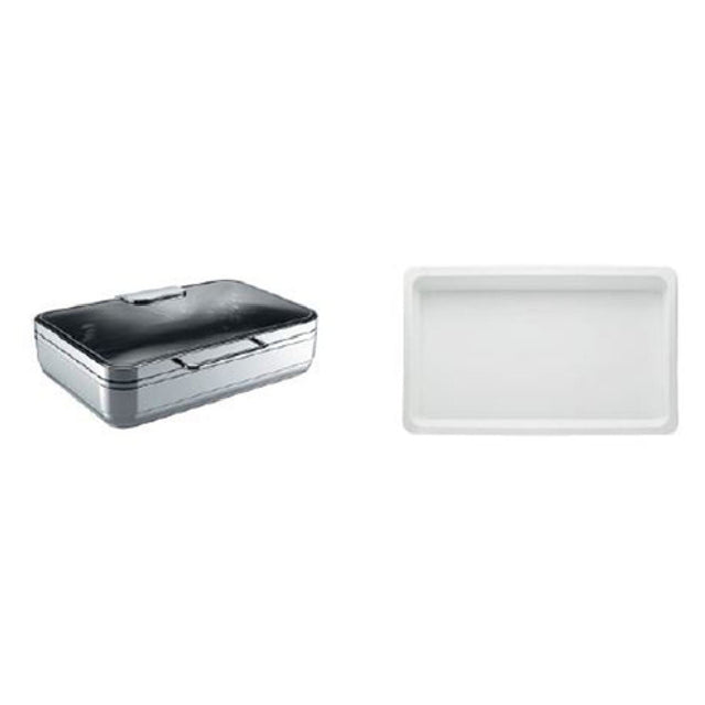 BauscherHepp 55.0128.6011 Chafing Dish Promo Kit Includes: (1) 1/1 GN Induction Chafing Dish (55.0128.6040) & (3) 247 Oz.