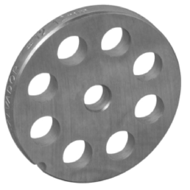 Alfa 12 1/2 SS Meat Chopper Plate #121/2" (12mm) Hole Size Stainless Steel
