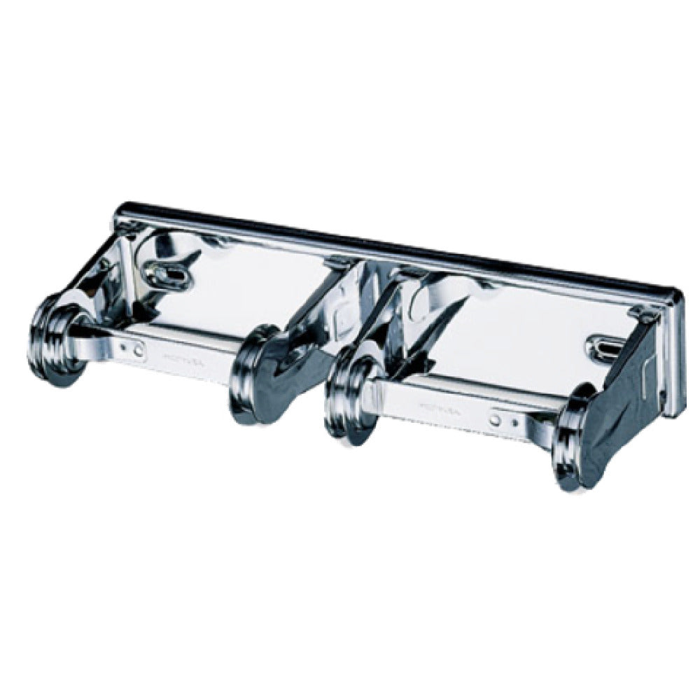 San Jamar R260XC Double Roll Bath Tissue Dispenser 12-3/8"L X 4-1/2"W X 2-3/4"H