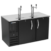 Beverage Air DD58HC-B - Draft Beer Cooler, 58"W X 30-3/8"D X 49-5/16"H, 17.836 Cu. Ft.