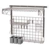 Metro SWKIT-PIZZAPREPK4 SmartWall Pizza Prep Station 36"W X 20"D SmartWall Grid And Accessories In Metroseal Gray Epoxy-coated Corrosion-resistant Finish With Microban Antimicrobial Protection