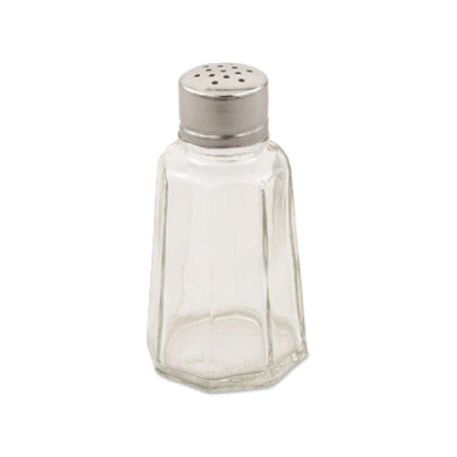 Alegacy Foodservice Products 153SP Salt & Pepper Shaker 2 Oz. Paneled Glass Jar