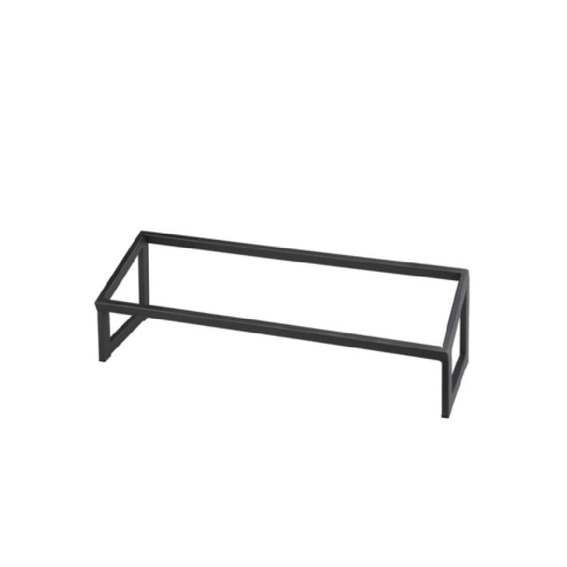 FOH BRI028BKS18 Smart Buffet Ware® T-Collection Inclined Riser 6.5" 2/4