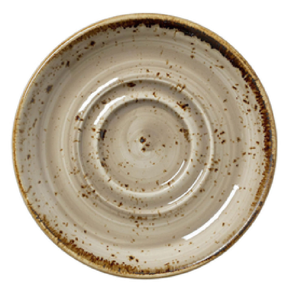 Steelite 11290165 Double Well Saucer 4.63" X 0.63" Craft