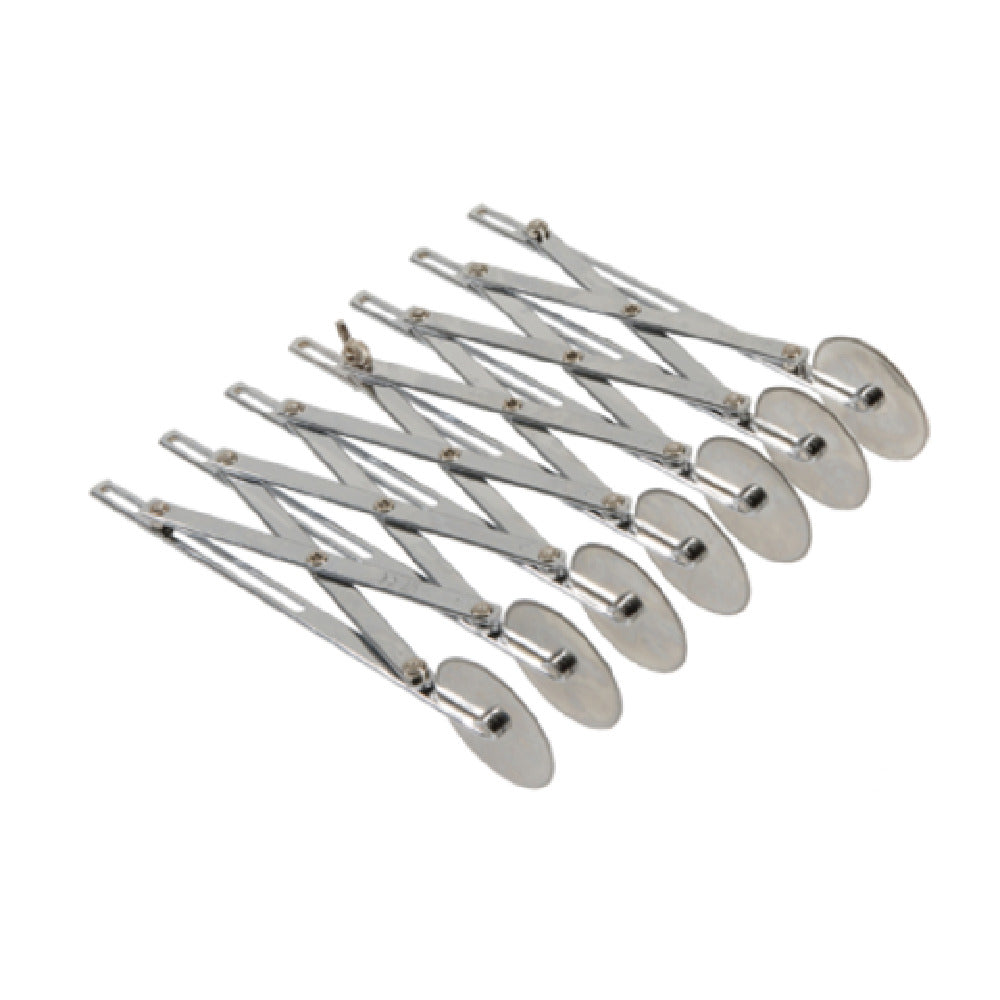 JB Prince B842 7 Dough Divider (7) 2" Dia. Wheels 1/2"L To 5"L Cut Strip Size Range