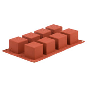 JB Prince M512 E Pavoni Mold 12"L X 7"W (8) Cube