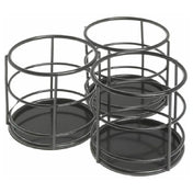 Hubert 83600 - Flatware Holder, 3-compartment, 7-1/5"L X 7-3/5"W X 3-3/4"H