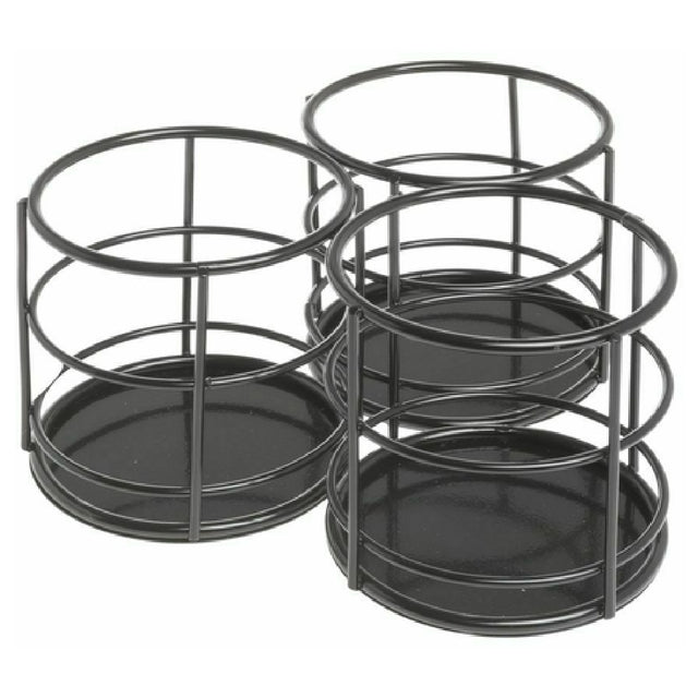 Hubert 83600 - Flatware Holder, 3-compartment, 7-1/5"L X 7-3/5"W X 3-3/4"H
